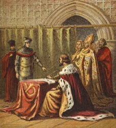 Richard II abdicates